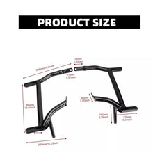 Load image into Gallery viewer, Saddlebag Guards Crash Rails Bars For Harley Electra Street Road Glide 2009-2024