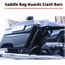 Load image into Gallery viewer, Saddlebag Guards Crash Rails Bars For Harley Electra Street Road Glide 2009-2024
