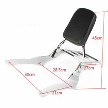 Load image into Gallery viewer, Steel Backrest Sissy Bar Luggage Rack for Yamaha V-Star Vstar 650 400 Classic