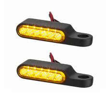 Load image into Gallery viewer, Motorcycle Handlebar Bar End 6 LED Turn Signal Indicators Light Black For Harley