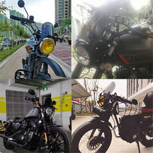 Load image into Gallery viewer, 5"-7" Smoke Round Headlight Motorcycle Windshield Windscreen Universal For Honda