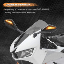 Load image into Gallery viewer, For Yamaha YZF600R FZ6R R6 R1 CUSTOM MOTORCYCLE LED TURN SIGNAL MIRRORS AU