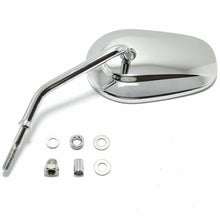 Load image into Gallery viewer, 2X Chrome Motorcycle Rear View Mirrors For Harley Davidson Softail Custom FXSTC