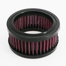 Load image into Gallery viewer, Aluminum Air Cleaner Intake Filter Kit for Harley Iron 883 Sportster 1200 Black