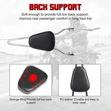 Load image into Gallery viewer, Passenger Backrest Sissy Bar Fit Harley Sportster XL883 1200 48 Iron 2004-UP