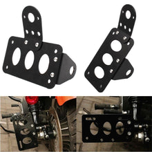 Load image into Gallery viewer, Motorcycle Metal Side Mount License Number Plate Holder Tail Light Bracket Frame