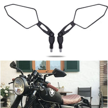 Load image into Gallery viewer, Motorcycle Rear View Mirrors 10mm Arrow Black Handlebar Side Mirror ATV Quad