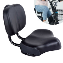 Load image into Gallery viewer, Backrest Saddle Bike Seat with Backrest Bicycle Tricycle Saddle Seat 11.5"x 9.5"