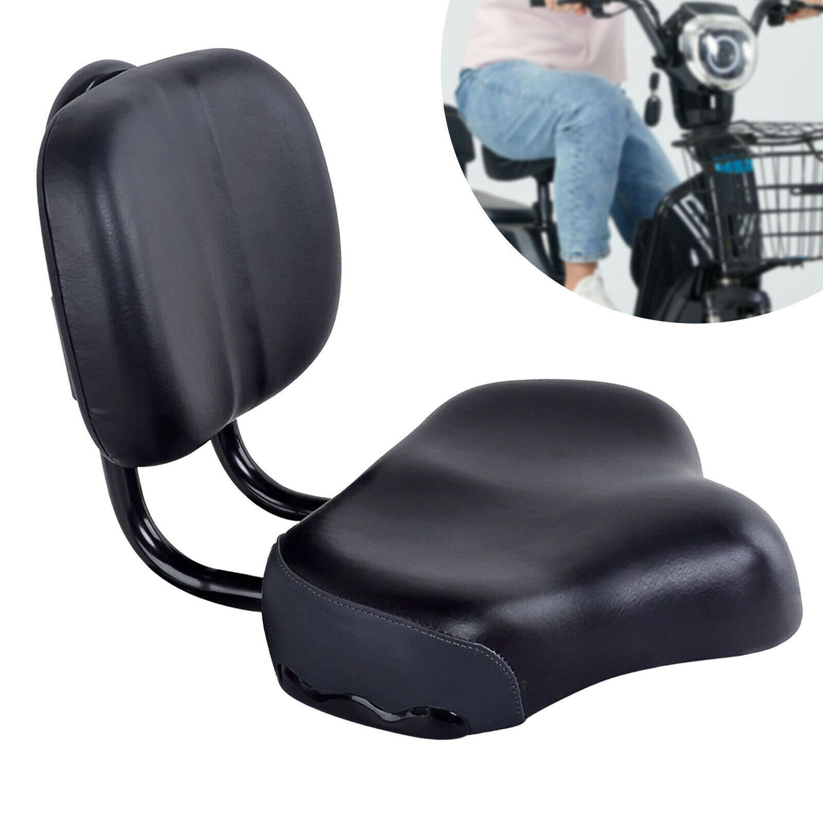 Backrest Saddle Bike Seat with Backrest Bicycle Tricycle Saddle Seat 1