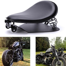 Load image into Gallery viewer, Motorcycle Spring Bobber Solo Seat For Harley Davidson Sportster Iron XL883 1200