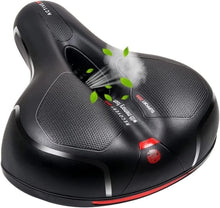 Load image into Gallery viewer, Bicycle Saddle Bike Seat Wide Extra Comfort Soft Cushion Cover Padded Sporty Pad