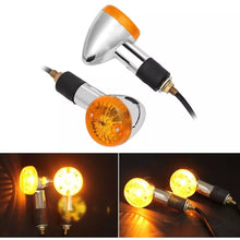 Load image into Gallery viewer, 2Pcs Yellow LED Turn Signal Light Motorcycle Indicator Lamp Bulb for GN125