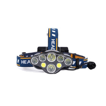 Load image into Gallery viewer, 8Led Usb Rechargeable Head Lamp Cob red Outdoor Camping Flashlight AU