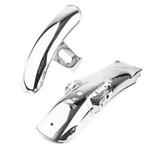Load image into Gallery viewer, 2×Universal Motorcycle Retro Front & Rear Fender Mud Guard Metal Mudguard Cover