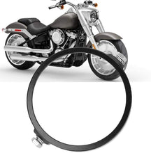 Load image into Gallery viewer, Motorcycle Headlight Adapter Bracket Holder Trim Ring for Harley 7inch Black