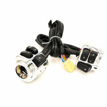Load image into Gallery viewer, 1" Handlebar Switch Chrome + Wiring Harness For Harley Sportster