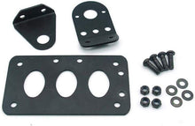 Load image into Gallery viewer, Motorcycle Metal Side Mount License Number Plate Holder Tail Light Bracket Frame