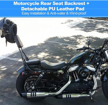 Load image into Gallery viewer, Passenger Backrest Sissy Bar Fit Harley Sportster XL883 1200 48 Iron 2004-UP