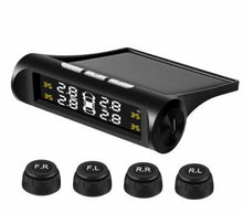Load image into Gallery viewer, Solar Wireless TPMS LCD Car Tire Pressure Monitoring System +4 External Sensors