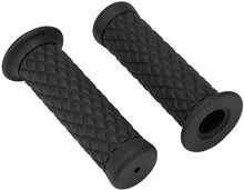 Load image into Gallery viewer, Cafe Racer 22mm Rubber Handlebar Hand Grip Bar End For Motorcycle Bikes
