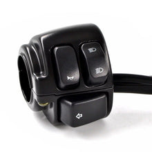 Load image into Gallery viewer, Black Motorcycle Handlebar Control Switche&Wiring Harness For Harley Sportster Dyna Vrod Softail