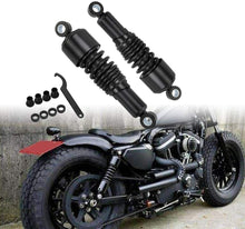 Load image into Gallery viewer, Pair 10.5'' 267mm Black Rear Shocks Fit For Harley Davidson Sportster 883 1200