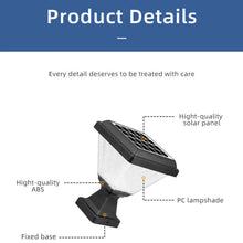 Load image into Gallery viewer, 1x Landscape Fence Outdoor Waterproof House Lighting Solar Pillar Light
