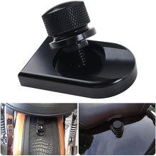 Load image into Gallery viewer, Black Rear Fender Seat Bolt Tab Screw Nut Knob Cover Tab For Harley