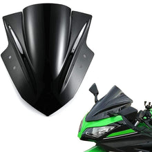 Load image into Gallery viewer, For Kawasaki Ninja300 EX300 2013-2017, Black Motorcycle Windshield WindScreen
