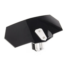 Load image into Gallery viewer, Motorcycle Adjustable Clip On Windshield Extension Spoiler Wind Deflector Black