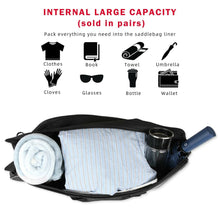 Load image into Gallery viewer, 2X Luggage Saddlebag Tour Pack Soft Liner For Harley Touring Davidson Motorcycle