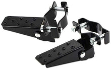 Load image into Gallery viewer, Black Bicycle Steel Foldable Folding Fork Foot Step Pegs For MTB BMX Road Bike