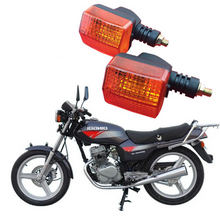 Load image into Gallery viewer, 4PCS MOTORCYCLE INDICATORS FOR HONDA YAMAHA SUZUKI KAWASAKI BLINKERS YELLOW LENS