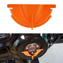 Load image into Gallery viewer, 3 PCS Orange Primary Oil Fill Funnel+Drip Free Oil Filter Set Fit For Harley
