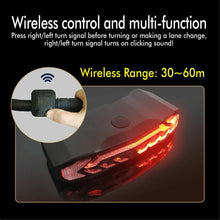 Load image into Gallery viewer, Bike Alarm Tail Light With Smart Brake Sensing Anti Theft USB Rechargeable Black
