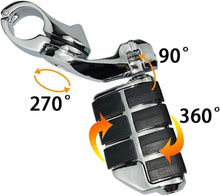 Load image into Gallery viewer, 1-1/4 1.25" Highway Foot Pegs Pedals For Harley Touring Road King Street Glide