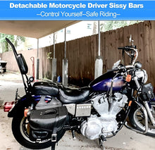 Load image into Gallery viewer, Passenger Backrest Sissy Bar Fit Harley Sportster XL883 1200 48 Iron 2004-UP