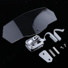 Load image into Gallery viewer, Adjustable Motorcycle ATV Windshield Windscreen Wind Deflector Clip On Universal