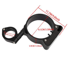 Load image into Gallery viewer, BLK CNC Billet speedo relocation Bracket Harley Sportster XL 883 1200 C N L R 48
