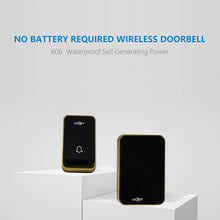 Load image into Gallery viewer, K06 Waterproof Self Generating Power No Battery Required Wireless Doorbell