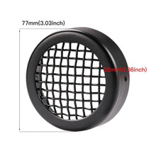 Load image into Gallery viewer, 2Pcs 60mm Motorcycle Black Metal Turn Signal Lights Cover For Harley Sportsters