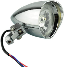 Load image into Gallery viewer, 6" Chrome billet alloy bullet headlight For Harley Sportster Chopper Bobber