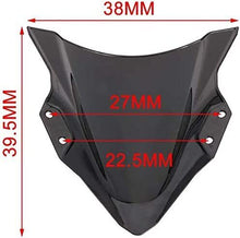 Load image into Gallery viewer, Tinted Black Windshield Windscreen Fit for Kawasaki Ninja 400, 2018-2019