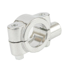 Load image into Gallery viewer, 10mm Silver Handle Bar Mirror Mount Clamp For Yamaha Honda Suzuki Kawasaki