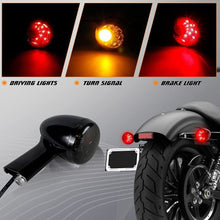 Load image into Gallery viewer, Motorcycle Metal LED Rear Turn Signal Indicator Light for Sportster XL883 XL1200