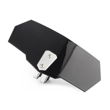 Load image into Gallery viewer, Motorcycle Adjustable Clip On Windshield Extension Spoiler Wind Deflector Black