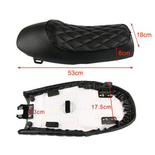 Load image into Gallery viewer, Universal Retro Hump Saddle Motorcycle Custom Cafe Racer Seat For Honda
