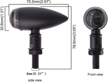 Load image into Gallery viewer, Motorcycle Mini Turn Signal Indicator Amber Blinker Light For Harley