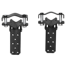 Load image into Gallery viewer, Black Bicycle Steel Foldable Folding Fork Foot Step Pegs For MTB BMX Road Bike