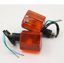 Load image into Gallery viewer, 4PCS MOTORCYCLE INDICATORS FOR HONDA YAMAHA SUZUKI KAWASAKI BLINKERS YELLOW LENS
